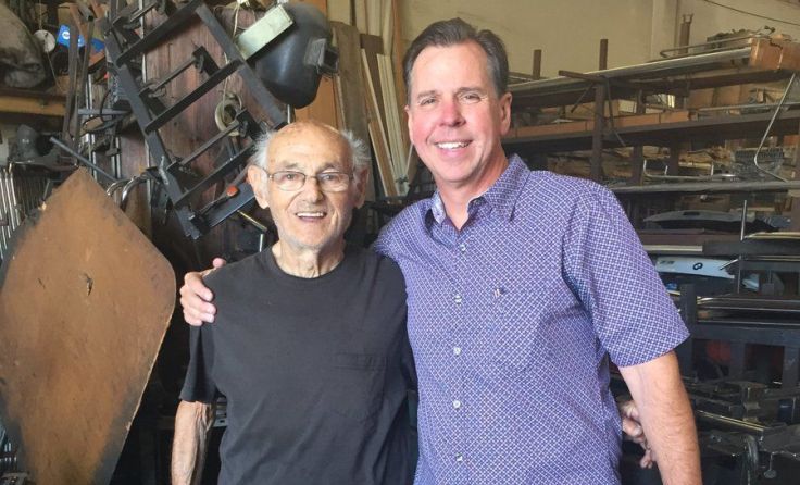 Ludwig Surkin mit Enkel Amir Surkin in Los Angeles Foto: SURCO Los Angeles, CA 90061