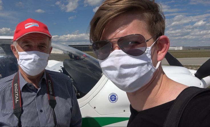 Die Abenteuerpiloten Wolfgang und Ewald GrabnerFoto: Grabner