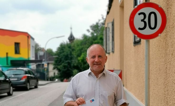 Stadtrat Bernhard Wagner ist für mehr 30er-Zonen Foto: SPÖ