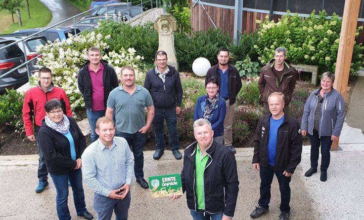 Bei den Erntegesprächen des Bauernbundes Viehdorf Foto: Bauernbund Viehdorf