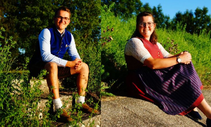 Obmann Michael Kaltenbrunner und Leiterin Christina Pillgrab Fotos: Landjugend