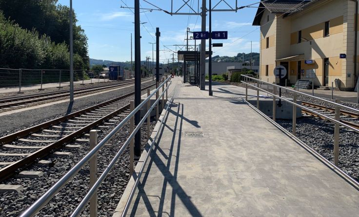 Der Bahnhof Hilm-Kematen ist nun barrierefrei. Foto: ÖBB-Leyrer+Graf, Stefan Ladinig