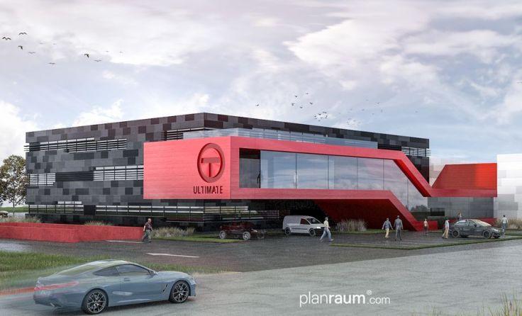 So wird der neue Firmenstandort aussehen. Grafik: planraum.com