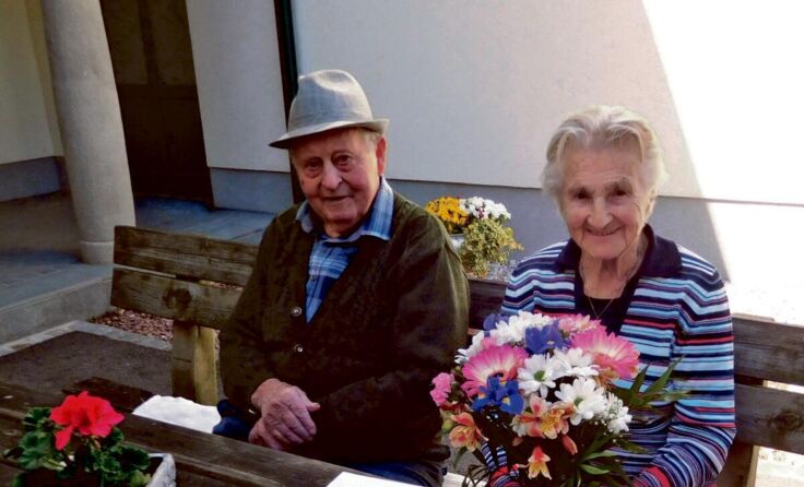 Johann und Josefa Amon feiern Eiserne Hochzeit. (Foto: Marktgemeinde Ardagger)