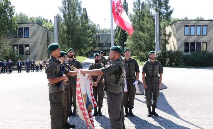 Feierliche Angelobung in Amstetten (Foto: Stabswachtmeister Jürgen Gerstner)