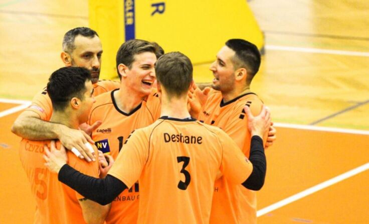 Jubel beim VCA Amstetten NÖ (Foto: Peter Maurer)