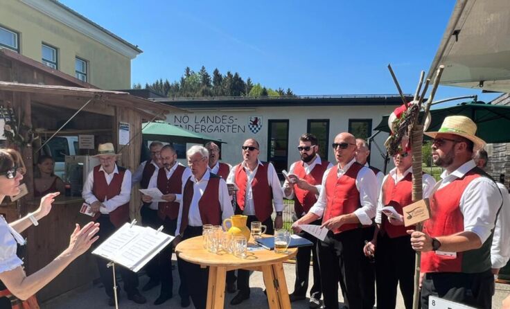 Der Männergesangsverein "Sängerrunde Strengberg" (Foto: Ertl)