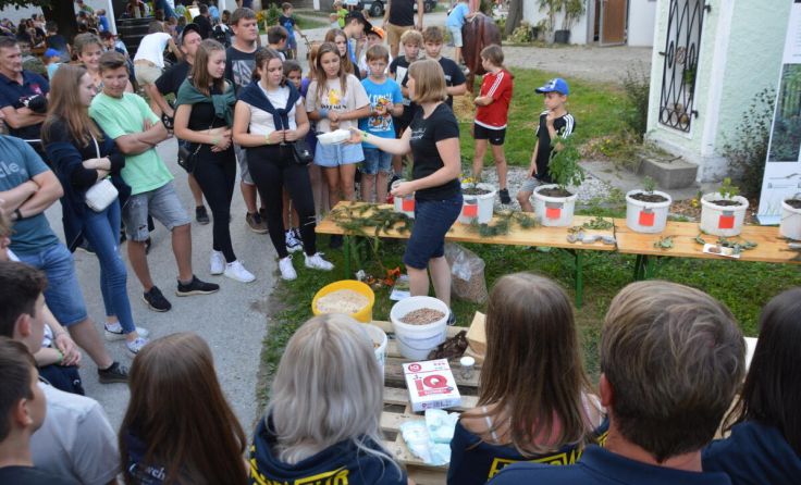 Bodenproben aus dem Wald (Foto: Hinterbuchinger)