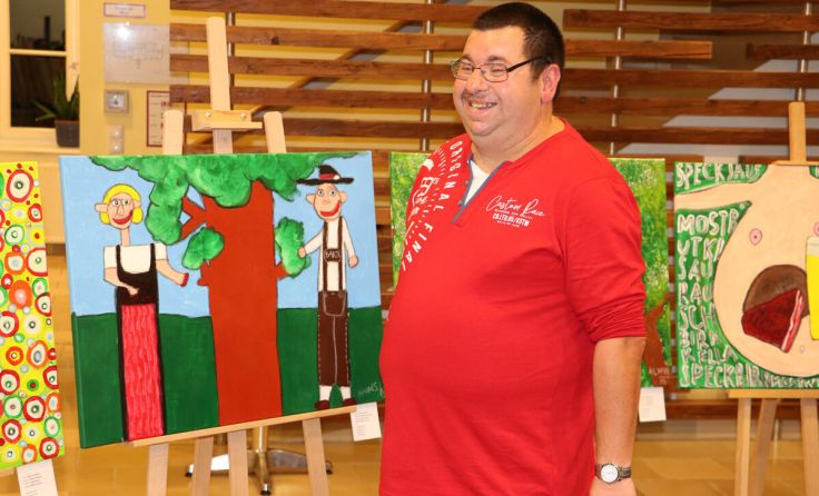 Der Künstler Hannes Scharnreitner (Foto: Lebenshilfe)