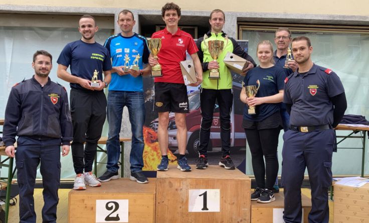 Die schnellsten Feuerwehrleute (Foto: Bfkdo Amstetten)