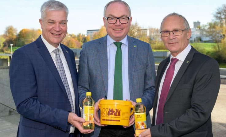 LAbg. Anton Kasser, LH-Stv. Stephan Pernkopf, Bgm. Roman Stachelberger (v. l.) (Foto: NLK Burchhart)