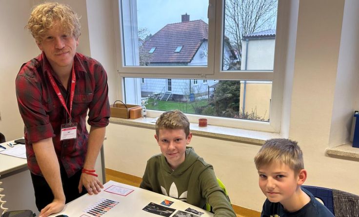 Englisch-Unterricht mit Nativ Speaker (Foto: SMS Schubertviertel)