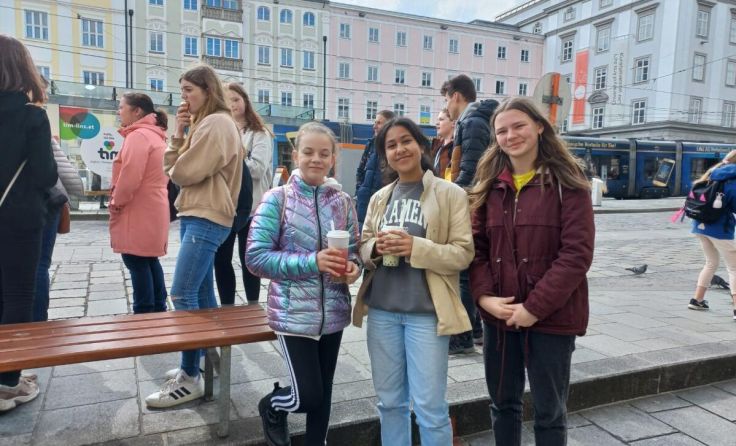 Ein Eis vor der Fahrt auf den Pöstlingberg (Foto: IMS Langenhart)