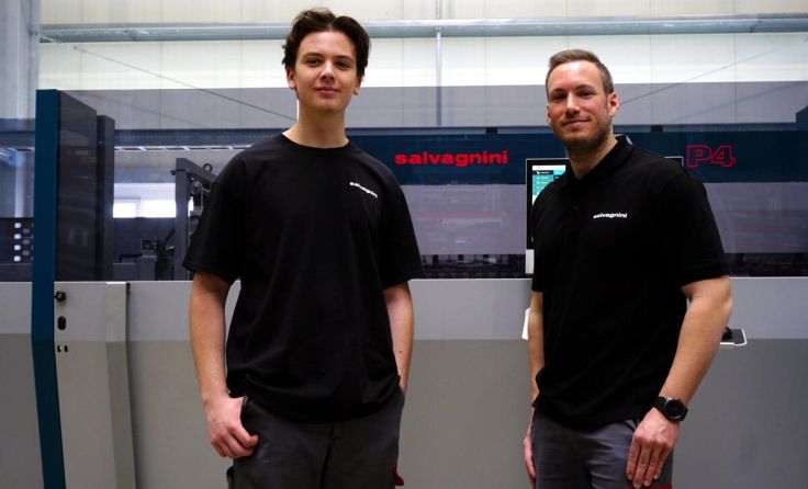 Tim Gaschinger und Ausbildungsleiter Christian Gassner (v. l.) (Foto: mott)
