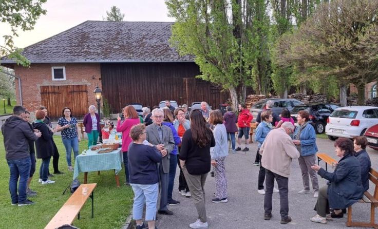 Pilger in St. Valentin (Foto: Wolfgang Zarl)