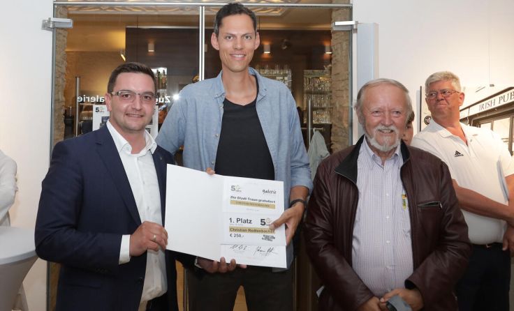 Bei der Siegerehrung (Foto: Werner Redl)