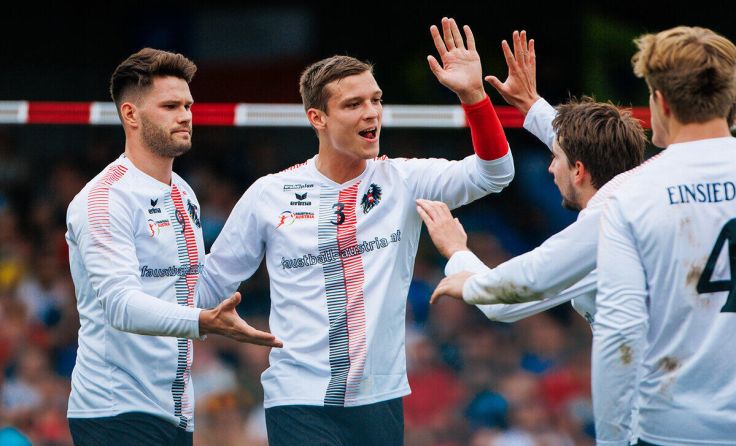 Beim Spiel in Mannheim (Foto: Faustball Austria)