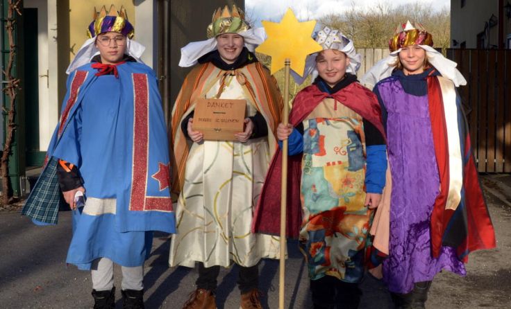 Sternsinger der Pfarre St. Valentin in Altenhofen (Foto: mott)