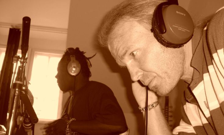 Im Studio mit Wally Warming (Foto: Michael Selinger)