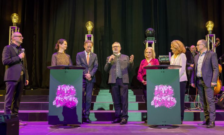 Beim Valentins-Empfang im Jahr 2023 (Foto: Hannes Draxler)