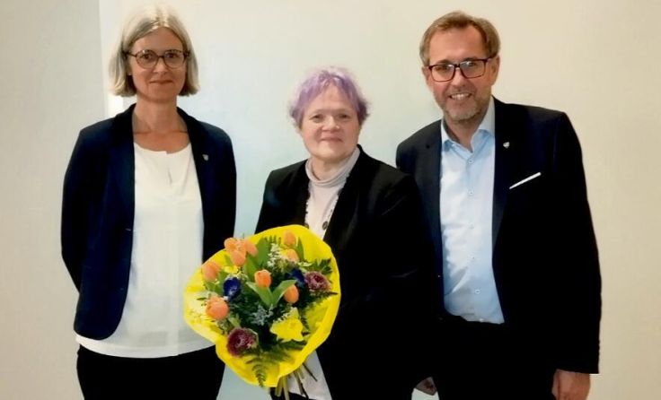 Gabriele Käferböck, Marieluise Metlagel, Christian Deleja-Hotko (Foto: Stadtamt Enns)