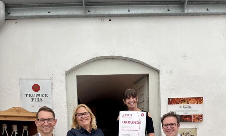 Jürgen Kapeller, Alexandra Saidnader, Gabi Holley, Gregor Eckmayr (v. l.) (Foto: WB Enns)