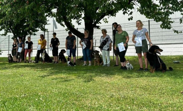 Prüfung in der Hundeschule (Foto: privat)