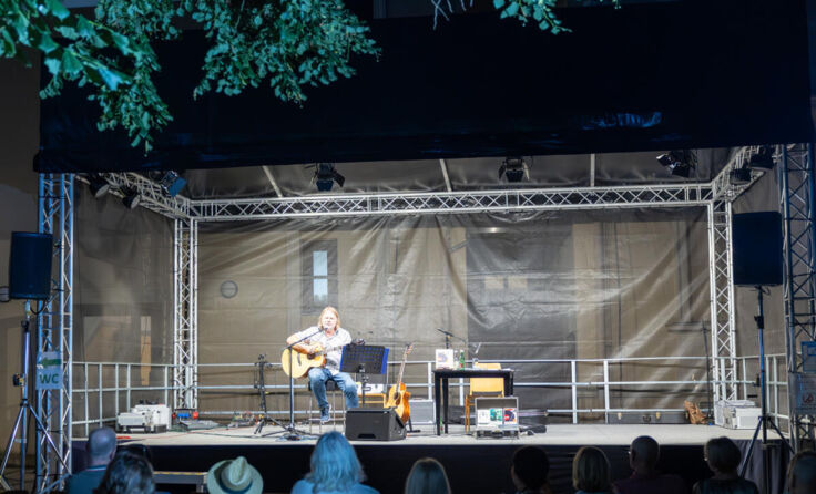 Johann Allacher beim Valentiner Sommergfühl (Foto: Hannes Draxler)