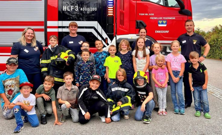 Großes Interesse an der Kinderfeuerwehr in Ennsdorf (Foto: FF Ennsdorf)
