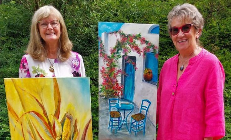 Ausdrucksstarke Kunstwerke (Foto: Edith Stangl)