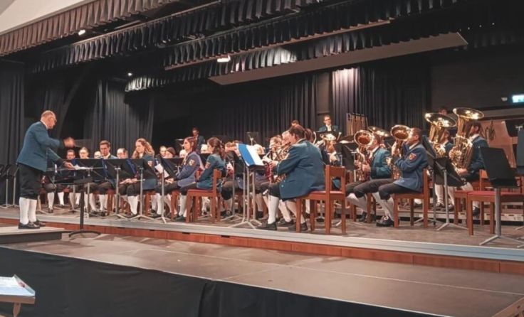 Der Musikverein Ernsthofen bei der Konzertwertung in Haag (Foto: Musikverein Ernsthofen)