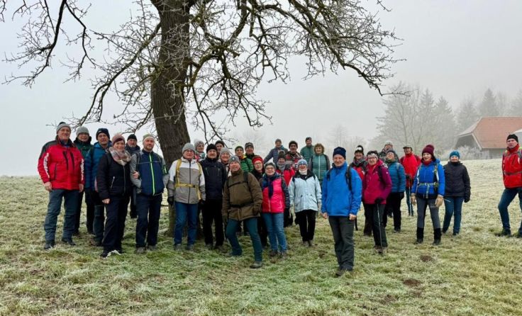 Die Wandergruppe der Naturfreunde (Foto: Naturfreunde St. Valentin)