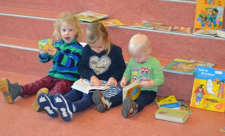 Bilderbücher sehr beehrt (Foto: Harald Prinz)