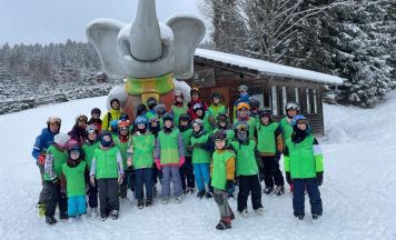Ennser Alpenverein unternahm Kinderskikurs am Sternstein