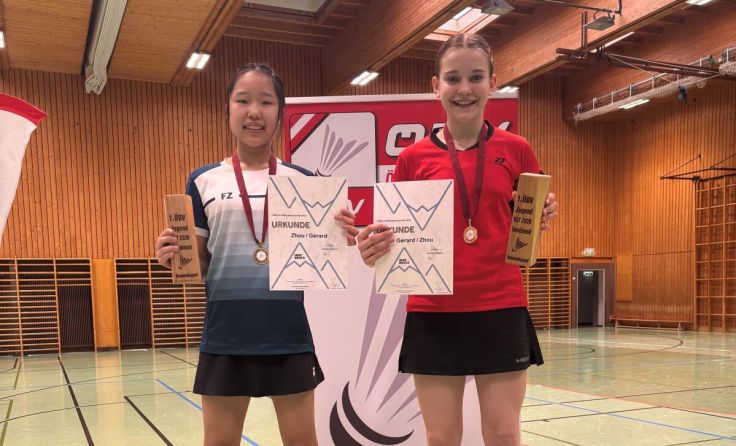 Shiqi Zhou und Emma Gérard (Foto: ASKÖ Enns)