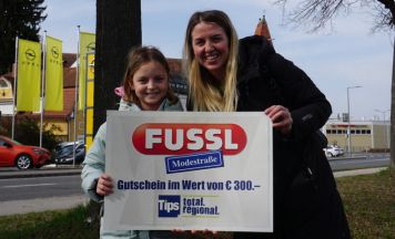 Glücksbote in Enns gesichtet