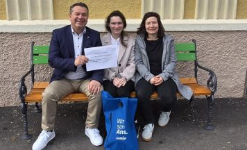 Neues Bankerl in Ansfelden