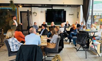 Wilheringer Unternehmerfrühstück in der „Reberei – Café & Wein“