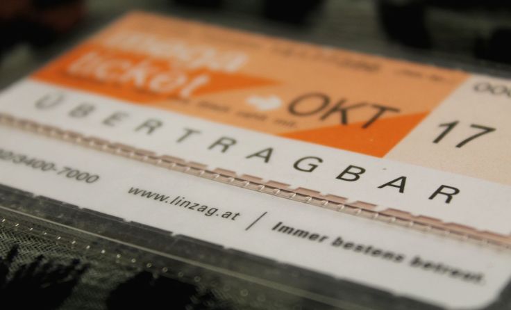 Das Ticket ist auf andere Personen übertragbar.