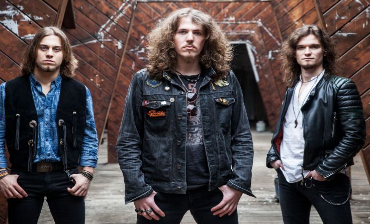 Das Power-Trio „Red Machete“. Foto: Red Machete