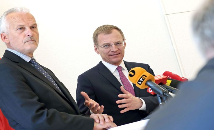 Reform- und Justizminister Josef Moser und Landeshauptmann Thomas Stelzer Foto: Land OÖ/Stinglmayr