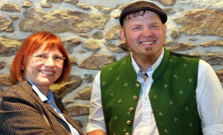 Stadträtin und Liegenschaftsreferentin Regina Fechter und Pächter Christian Rathner