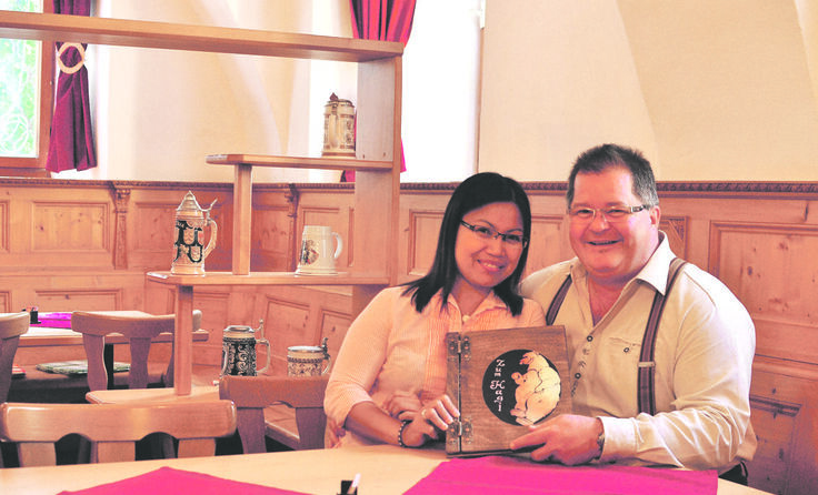 Margie und Günter Hagauer gestalten die ehemalige Stiftstaverne teils gehörig um. Foto: mian