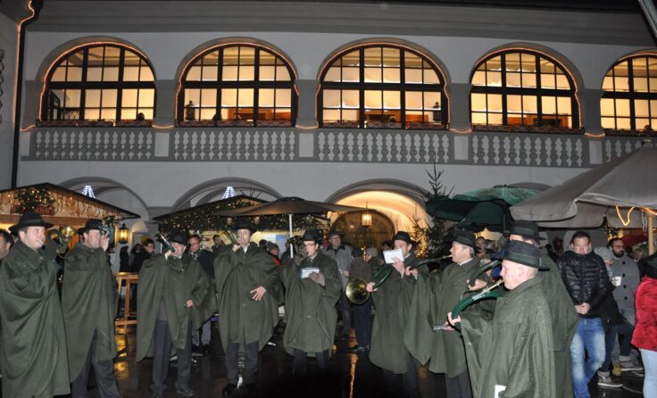 Eröffnung mit den Jagdhornbläsern Schiedlberg