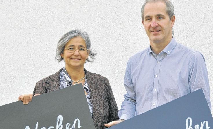 Sabine Gamsjäger (Treffpunkt Dominikanerhaus), Ewald Staltner (HLW Steyr) Foto: mian