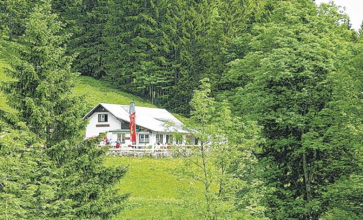 Die Stallburgalm ist die Vereinshütte der Naturfreunde Weyer.