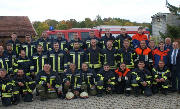 Die Ternberger Feuerwehrler zu Gast bei den Kameraden in Haselbach