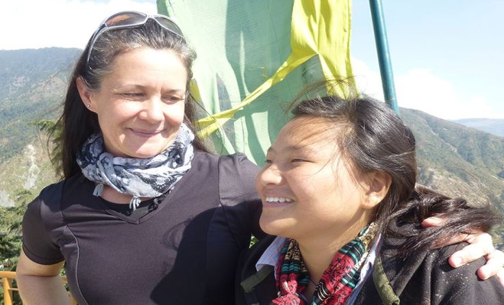 Foto: Pia Pedersen mit Phuntsok Lhamo
