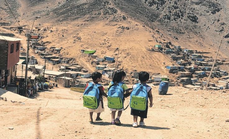 Kinder starten dank „Rucksack der Hoffnung" aus Steyr in eine Zukunft mit Chance.