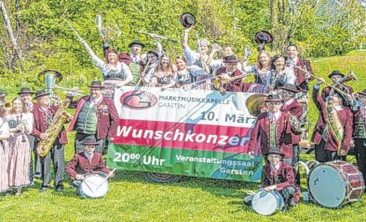 Die Garstner Kapelle verwöhnt wieder mit Frühlingsklängen. Foto: Wolfram Pertl